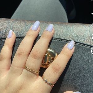 Mejuri Thin Chain Ring